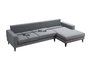 Atelier Del Sofa Sofá Cama Esquinero Derecho Nordic Corner L3+Chl Gris Oscuro 303x160 cm